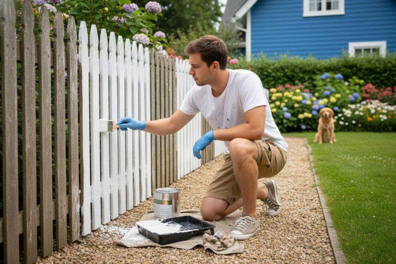 Business Fence Painting